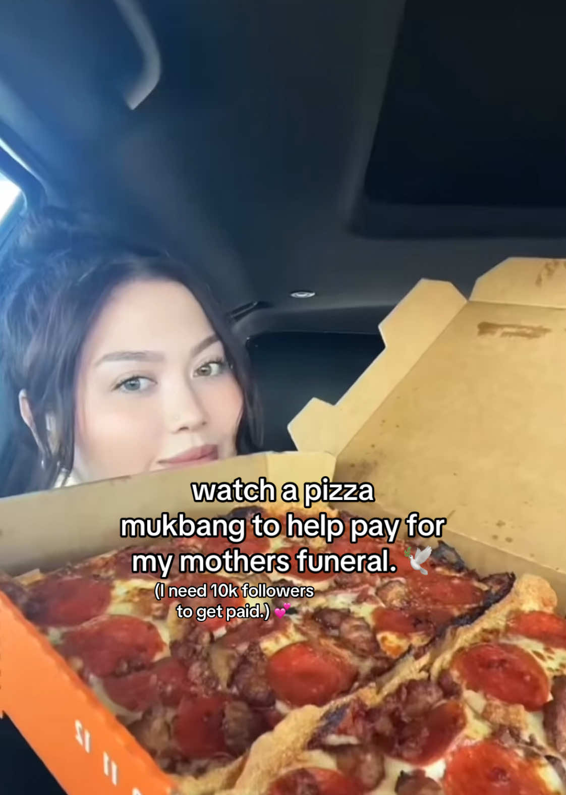 Credits: to all people in the video. 💕 Please help me and support. 🕊️ #fyp #mukbangvideo #pizza 