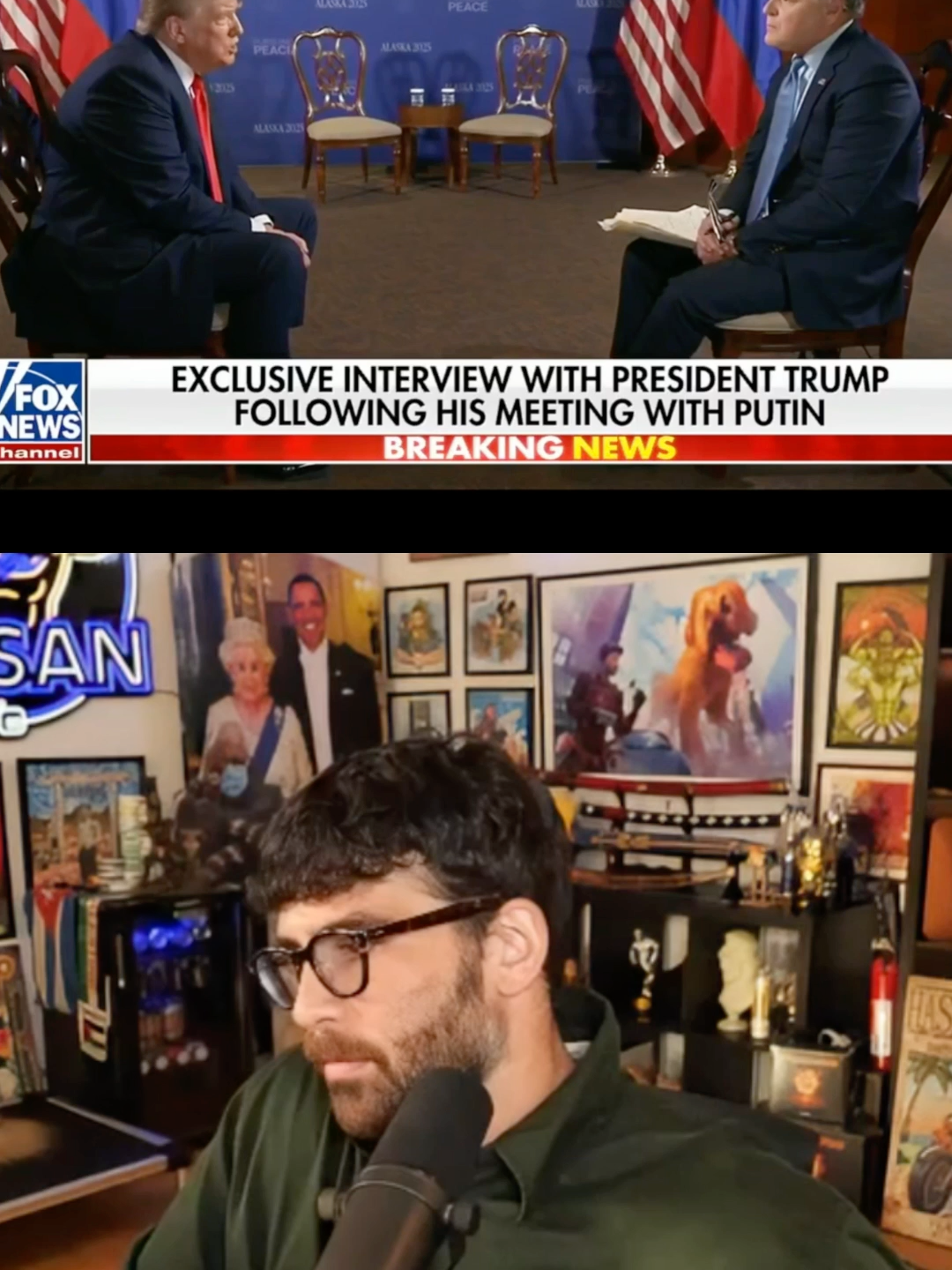Begone Demon #hasan #trump #seanhannity #foxnews #interview #president #putin #russia #america #pressconference #peacetalks #ukraine