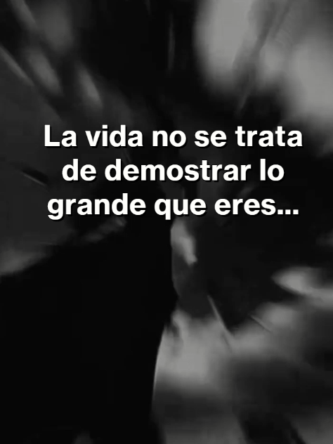 La vida no se trata de demostrar lo grande que eres. Para más visita el enlace del perfil #SuperaTusLímites #MotivaciónDiaria #DesarrolloPersonal2024 #TransformaTuVida #CrecimientoSinLímites #ÉxitoYDisciplina #MentalidadGanadora #DesarrolloPersonal #CambiaTuMente #Motivación #CrecimientoPersonal #SuperaciónPersonal #reflexion #reflexiones #reflexionesdelavida