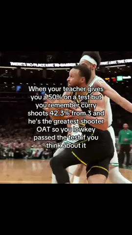 Just think about it like dat twin | #fyp #viral #curry #NBA #school 