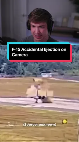 F-15 Accidental Ejection on Camera #news #aviation #f15 #nationalguard 