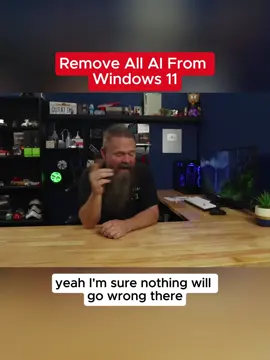 Remove All AI From Windows 11 #windows #tipstech #technology #AI #pc 