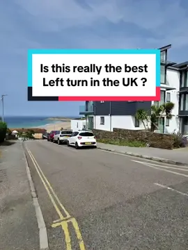 Is this really the best left turn in the UK ? #bestleftturn #cornwall #newquay #originalcontent #fyp 