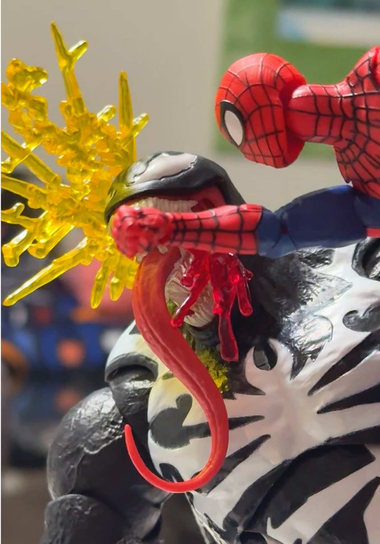 Venom Vs SpiderMan #fyp #spiderman #marvel #venom #actionfigures 