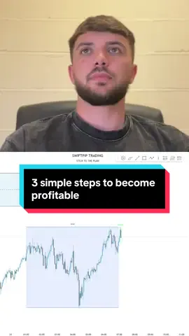 3 simple steps to become profitable📈 #swiftpiptrading #ForexTrading #education #TradingCommunity #fyp @Daniel Alcock 
