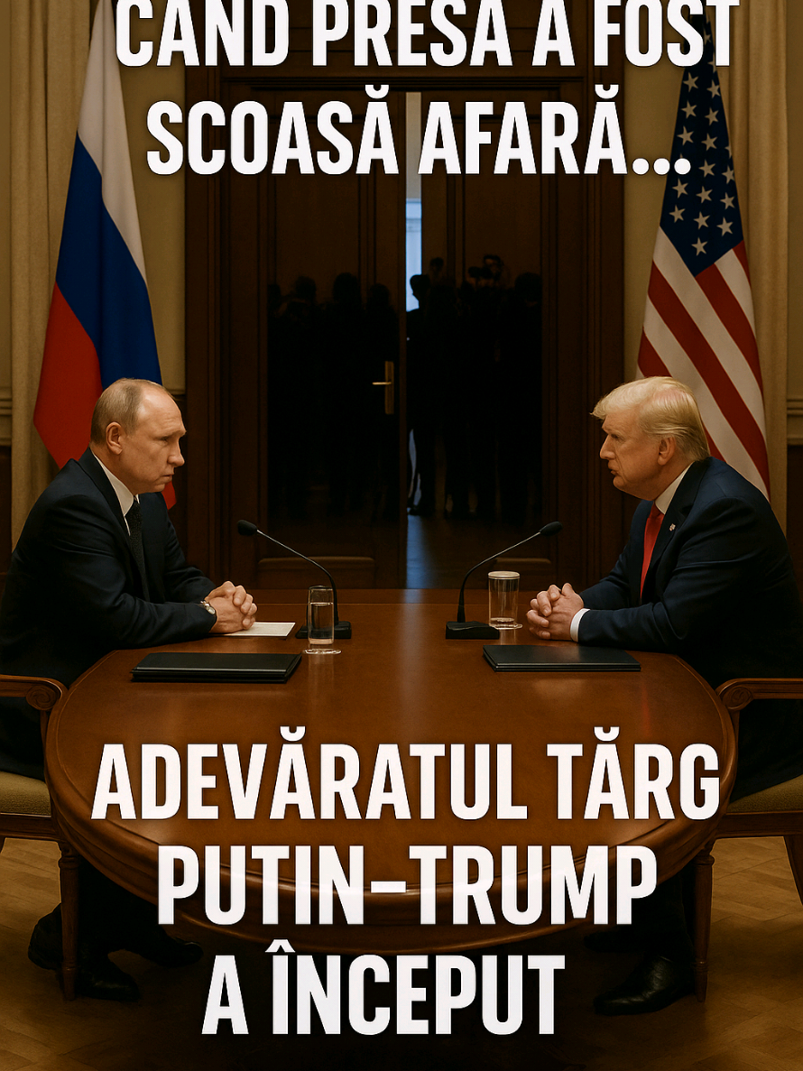 Când presa a fost scoasă afară… Adevăratul târg Putin–Trump a început! #fypromania #foryouromania🇹🇩 #putin #donaldtrump #alaska 