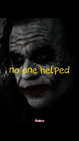 No One Helped me only God... #joker #jokerquotes #lifelessons #quotesthathithard #realtalk 