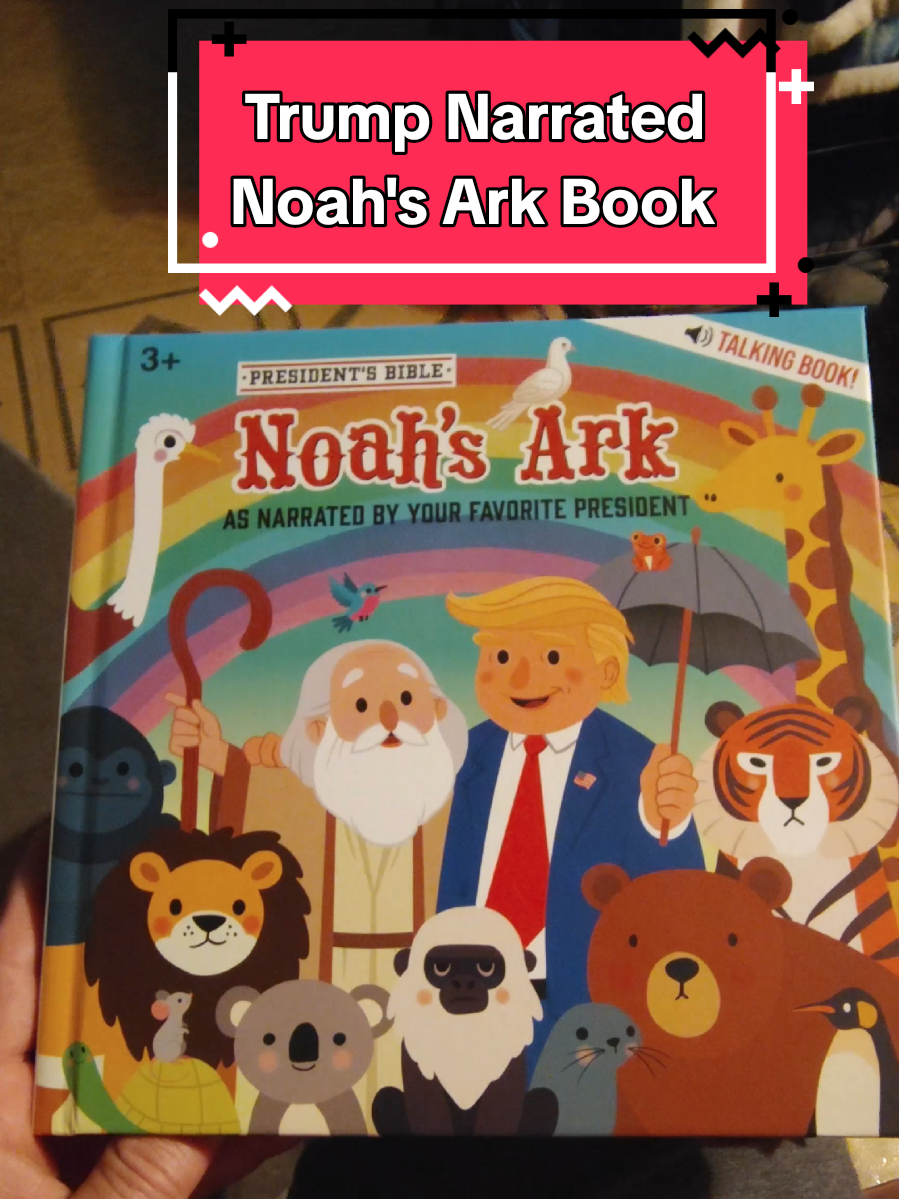 President's Bible: Hear Trump narrated Noah's ark book!!! #presidentsbible #presidentsbiblenoahsark #noahsark #storybook #tiktokmademebuyit 