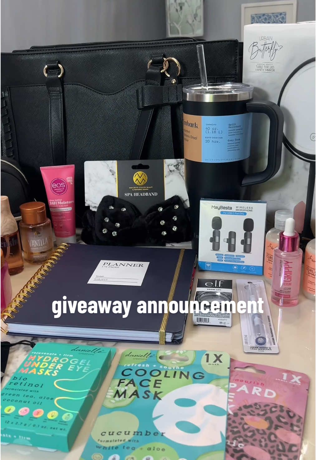 it’s GIVEAWAY TIME!! 🥳 to celebrate hitting 90K, i’m giving away a bag full of goodies!  to enter:  1. follow me here on tiktok & on instagram  2. like this video  3. comment one goal you’re working towards! 🤍  giveaway ends august 25th! U.S. only!!  #giveaway #contentcreator #blackgirl #makeupgiveaway #techgiveaway #hygieneproducts #contentcreatormusthaves #contentcreatorgiveaway 