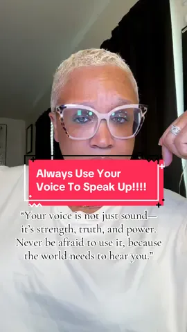 “Your voice is not just sound—it’s strength, truth, and power. Never be afraid to use it, because the world needs to hear you.” #lifelesson #lifelessonslearned #womenmotivation 
