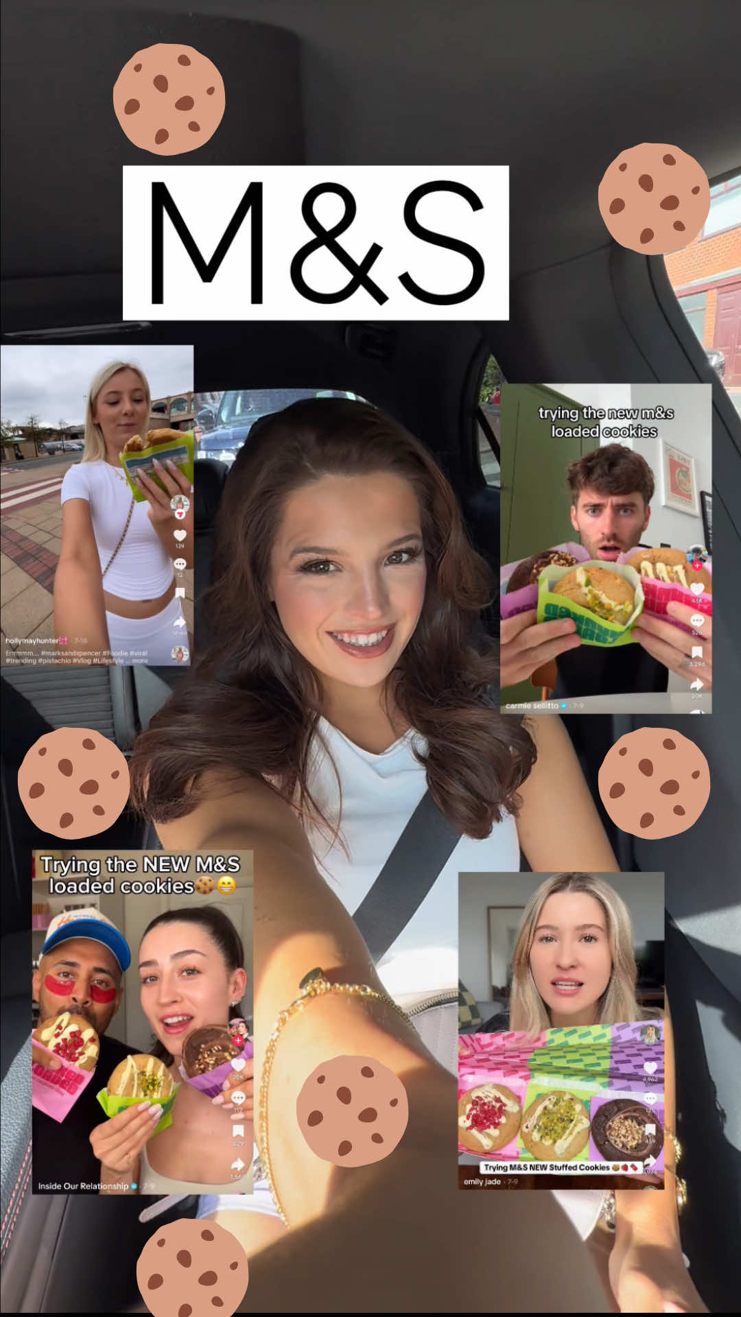 Trying the viral chunked n’ loaded cookies 🍪 from @marksandspencer They have: * ﻿﻿Pistachio * ﻿﻿Chocolate & Hazelnut * ﻿﻿Raspberry Cheesecake What else should I try???  #marksandspencer #mandscookiesu #chunknloadedcookies #Viralcookies #chunkednloaded