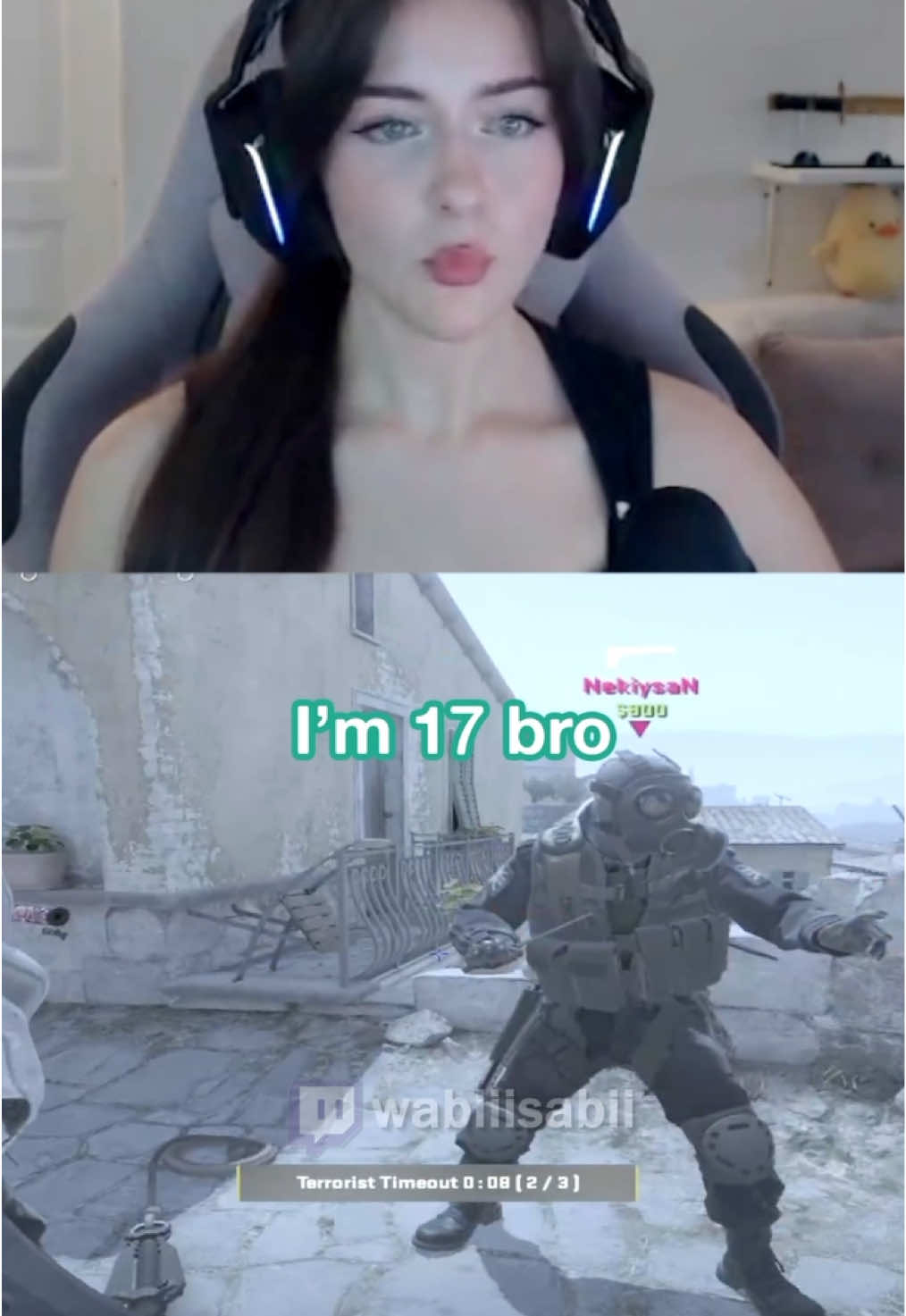 Twitch: wabiiisabii  #counterstrike #cs2 #twitch #twitchstreamer #girlgamer 