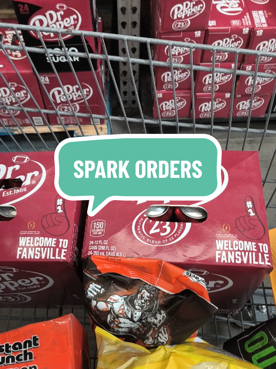 SPARK Orders.  @Dr Pepper @Walmart #sparkdriver #drpepper #spark #walmartspark #fyppppppppppppppppppppppp 