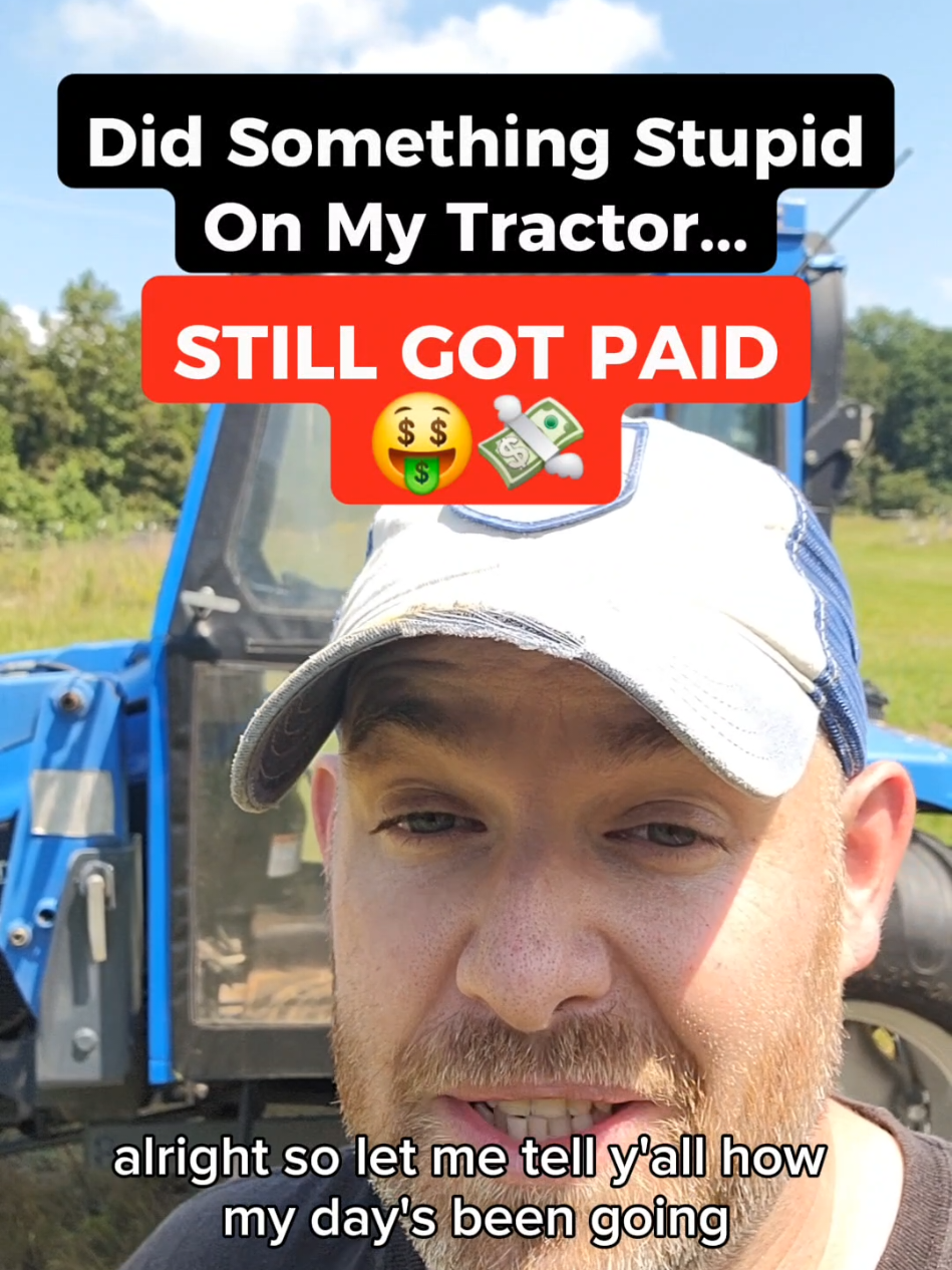 So I did something stupid🤦‍♂️ on the tractor today. Spent half the day fighting it in the beating sun... and STILL GOT PAID. Tap the link in my bio if you want to learn how 👇