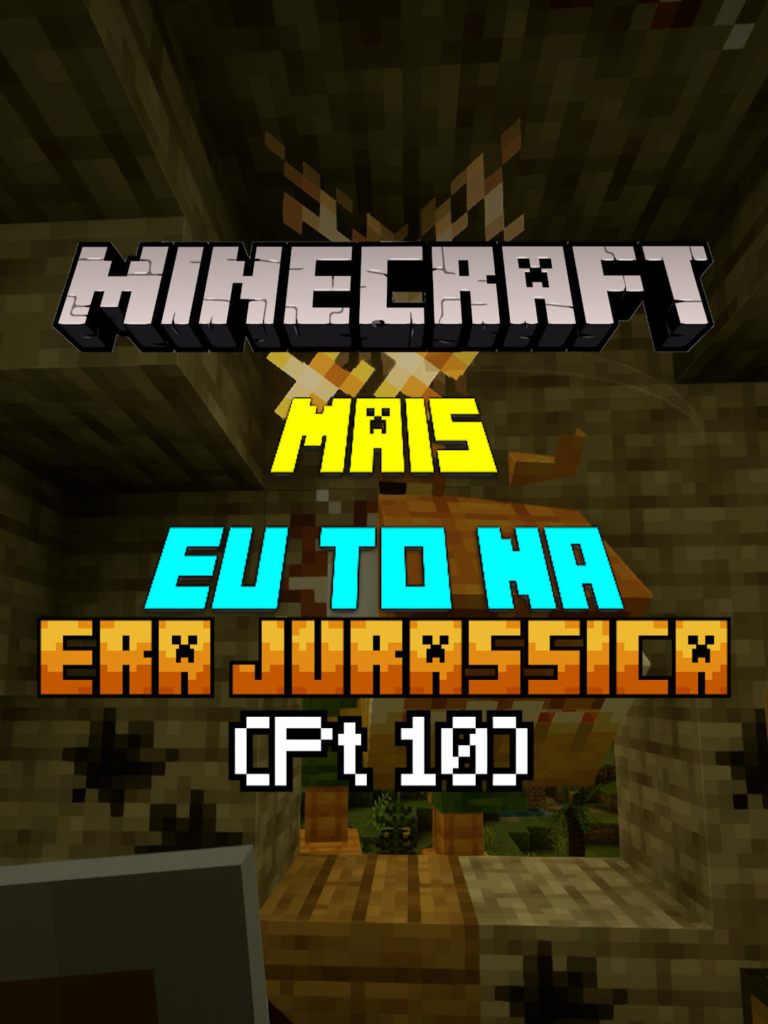 Minecraft mais eu To na Era JURASSICA #Minecraft #foryoupage #fyp