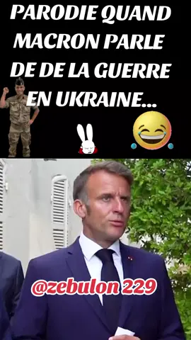 Parodie quand  Emmanuel Macron a déclaré que le président américain avait la 