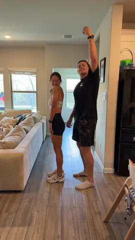 Reese said let me try this challenge but one up it 😂 @Reese Donahue #momanddad #marriage #dadsoftiktok #dadstrength #marriedlife 