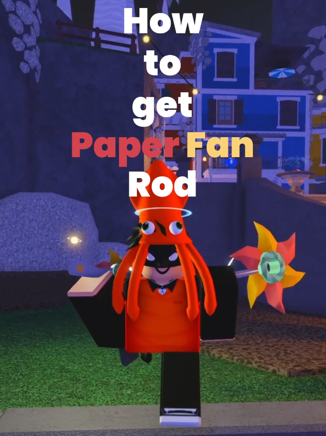How to get Paper Fan Rod (New Rod) Fisch 🎣🐟 #fischupdate #fischcodes #roblox #robloxfyp #fisch 