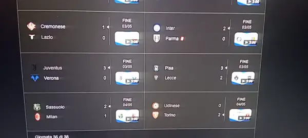 Serie A 2025/2026 Giornata 35 #footbal #seriea  #footbal #fyp #fyppppppppppppppppppppppp 