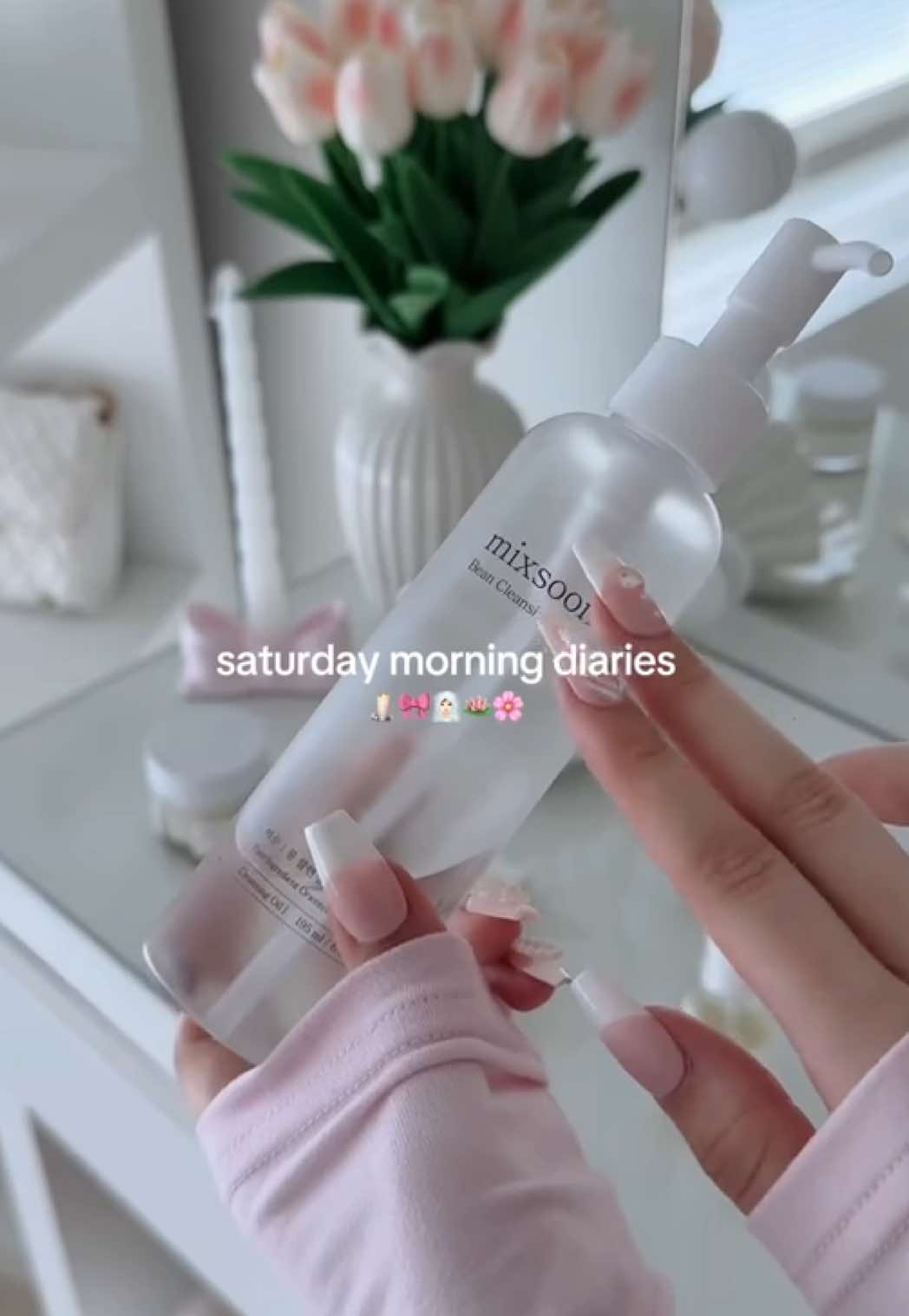 happy saturday morning besties @mixsoon ad 💓 #skincareroutine #koreanskincare #mixsoon #glassskin #amazon 