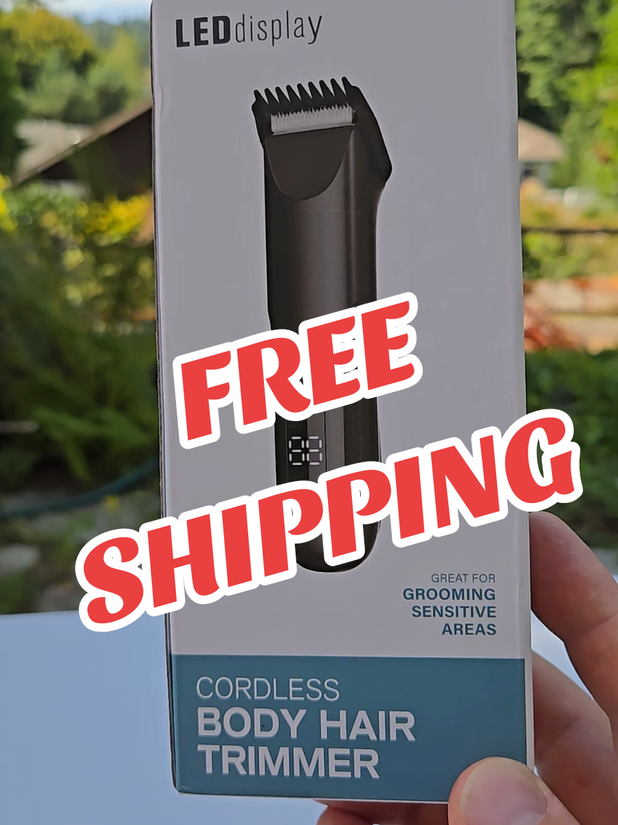 FREE SHIPPING $9.99 FREE SHIPPING #freeshipping #bodyhair #trimmer #tiktokshopbacktoschool  #creatorsearchinsights 