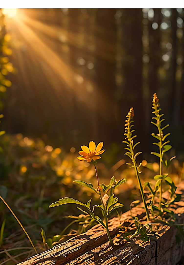 Forest flowers in the evening light #RelaxationTV #naturelovers #sunset #forestlover #relaxingtime #foryou #naturetok #soothingvibes #calmingvideo  