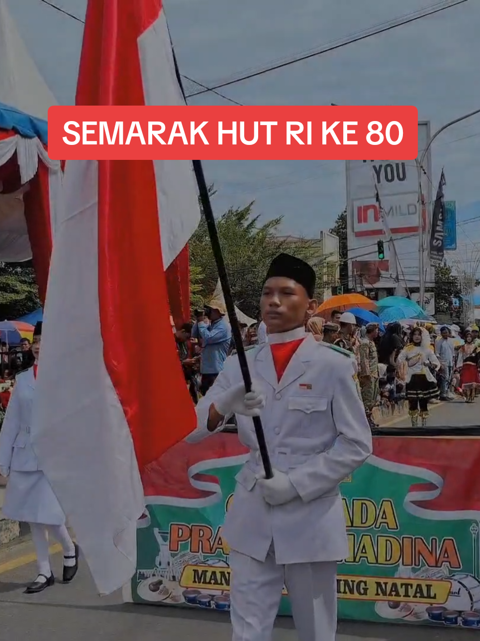 Semarak HUT RI Ke 80  #pageforyou #core #xbca #bcaxyz #fypp #hutri80 #mandailingnatalviral #hutri 