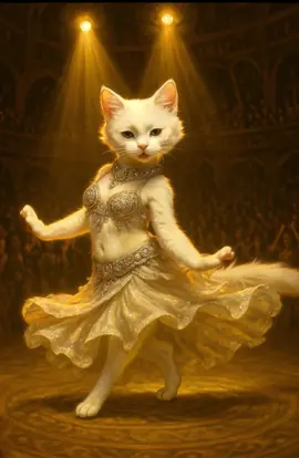 Shik Shak Shok – The White Cat Belly Dance 💃 #bellydance #arabic #shikshakshok #nancyajram #viraltiktok @TikTok 