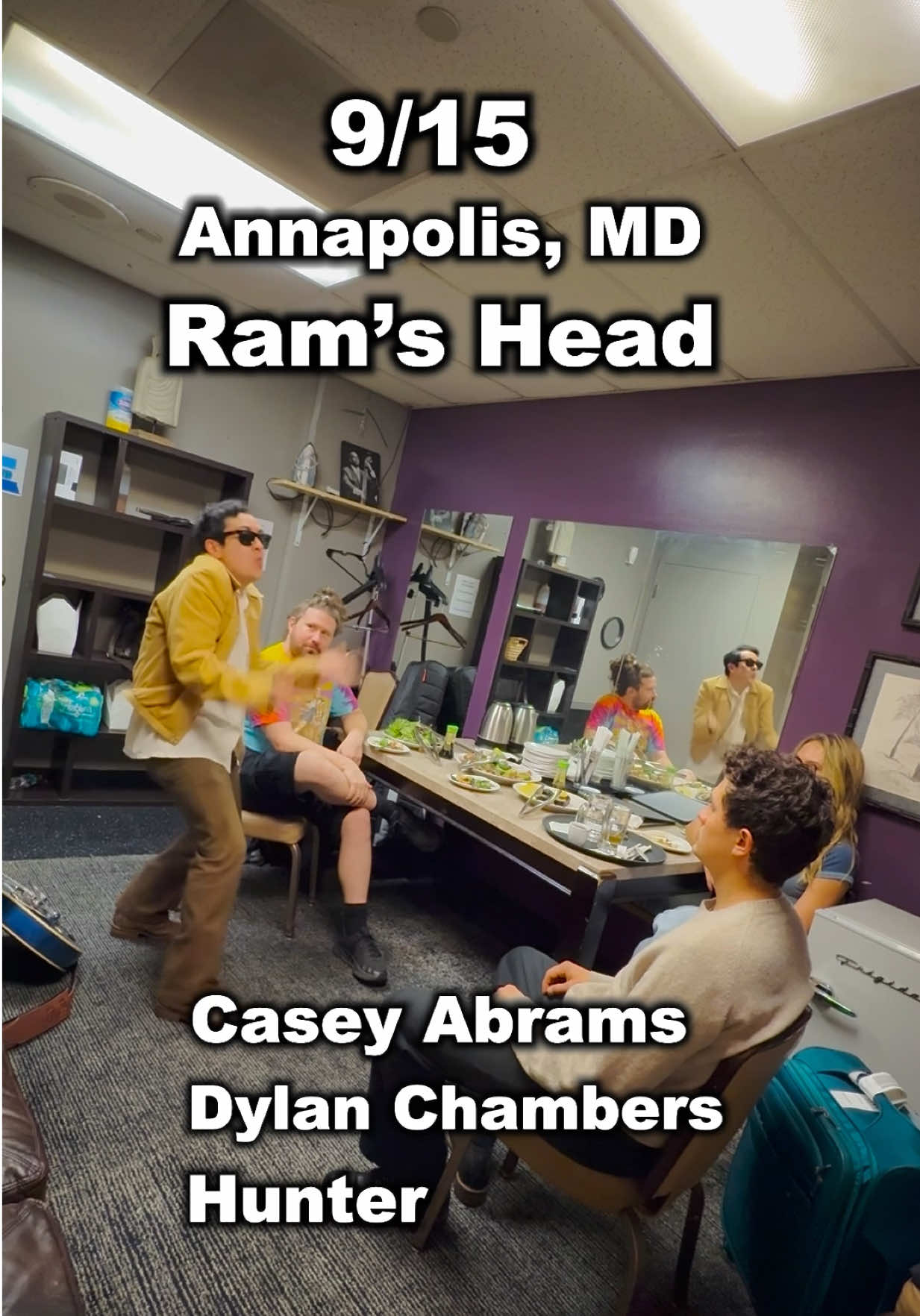 Annapolis, MD! 9/15 see you back at Ram’s Head! w @HUNTER & @Dylan Chambers ! ❤️🎤🎵 🎟️👉 bio (That’s Dylan’s new song, go listen!)