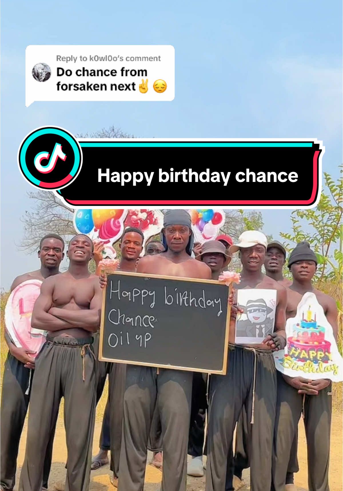 Replying to @k0wl0o #chanceforsaken #forsaken  Happy birthday chance