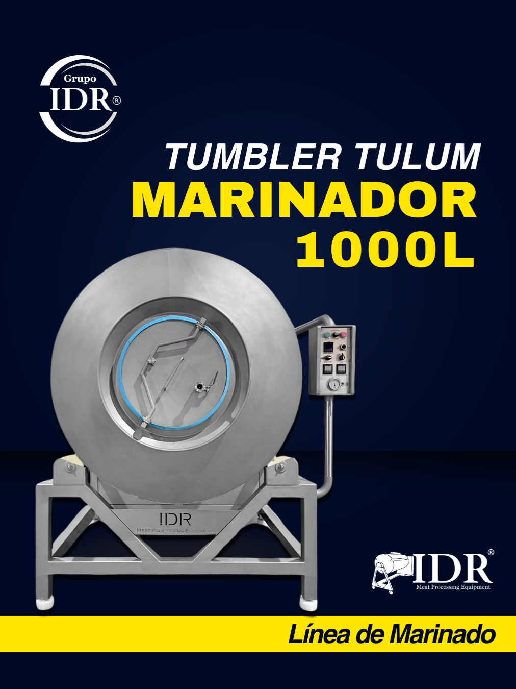 Equipo de Marinado con sistema de pulmoneo para mayor retención de humedad ⚙️🥩 ¡Equípate con IDR! 📞+52 (477) 828 0720 . . . #marinado #equipoparamarinado #marinadopulmoneo #equipocarnico #IDR #Procesocarnicoidr #fyp