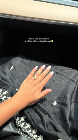 It’s starting to get real 🥹 #bridalhenna #weddingtok #gujaratiwedding #bridesoftiktok #mehndinight 
