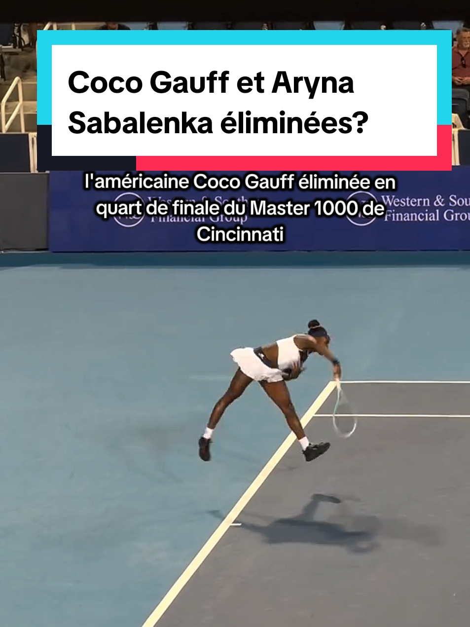 Compliqué le tennis féminin en ce moment 🫣🫣😥😭 #tennistok #cocogauff #arynasabalenka #tennistiktok #voyagerauxusa 