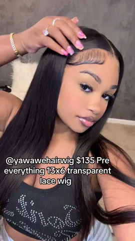 @Yawawe Hair @YAWAWE Hair  Pre everything 13x6 transparent lace frontal straight hair 26'' buss down ! (click orange CART get the same one )