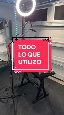 Detrás de cámaras,todo lo que utilizo en mis videos#piano 