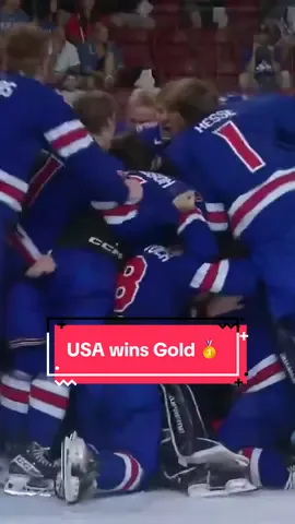 USA WINS GOLD 🥇 Team USA has won their second ever Gold Medal at the #HlinkaGretzky Cup! 