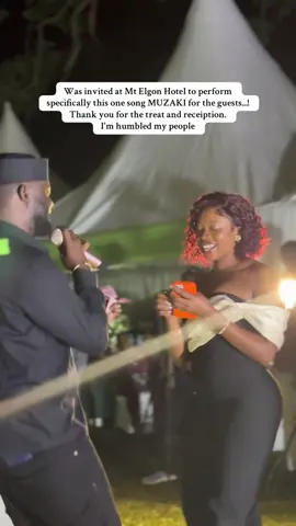 Was invited at Mount Elgon Hotel to perform specifically this one song  MUZAKI for the guests...! Thank you for the treat and receiption. I'm humbled #muzaki #fyp #foryoupage #titusvybe 