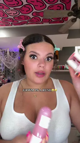 Grwm in a rushhhh😖😖 #grwmroutine #grwm #grwmmakeup #grwminarush #grwms 