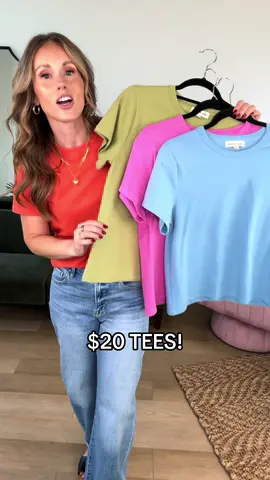 $20 tees! 100% cotton T-shirts in 4 colors! Great for women and teens! Fit true to size. If unsure, size up!