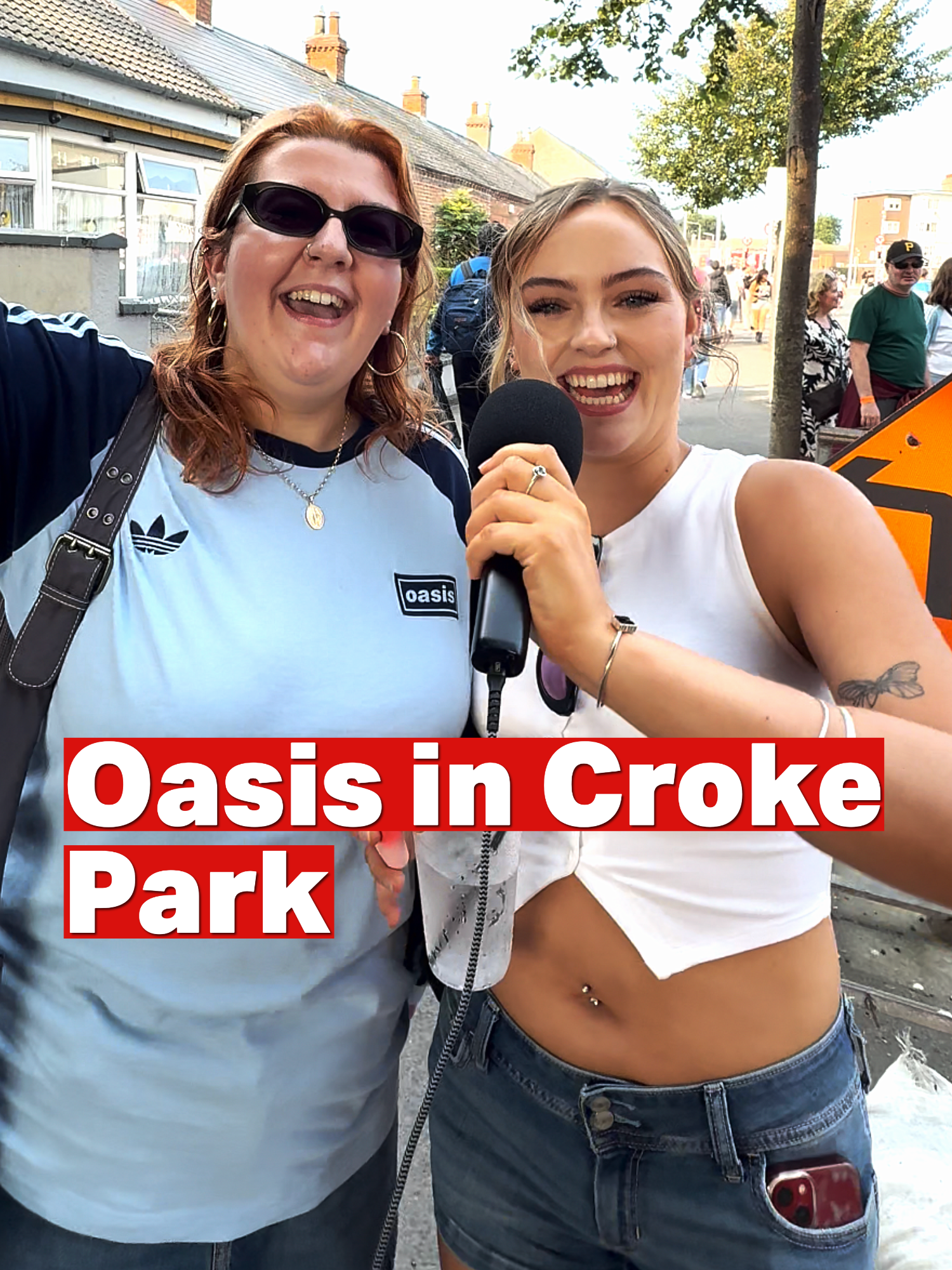 It's finally happening. Oasis are set to take to the stage in Croke Park in a matter of hours - and fans are arriving at the famous stadium. It's the gig of the decade and Gallagher fans are determined to milk it for all it's worth - with some turning up at Croke Park long before a single chord will ring out.
