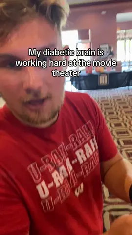 A lot of carbs at the movie theater today 😂😂#diabetes #fyp 