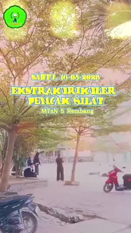 Pencak silat bukan hanya bela diri, tapi juga wadah pembentukan karakter, disiplin, dan semangat juang! 💪 Ikuti ekstrakurikuler pencak silat di MTsN 5 Rembang dan rasakan manfaatnya! #PencakSilat #psht  #mtsn5rembang  #kemenagrembang  #rembang24jam @Muchson Thohier @Muchson Thohier @Bang Mardi @burhaneffendi1 @Wali Kelas 9B @kang_Sururi @ariwidodo088 @Muhshi Rofi'ah @el_habib01 