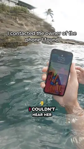The phone was reunited with the owner after 24 hours underwater 