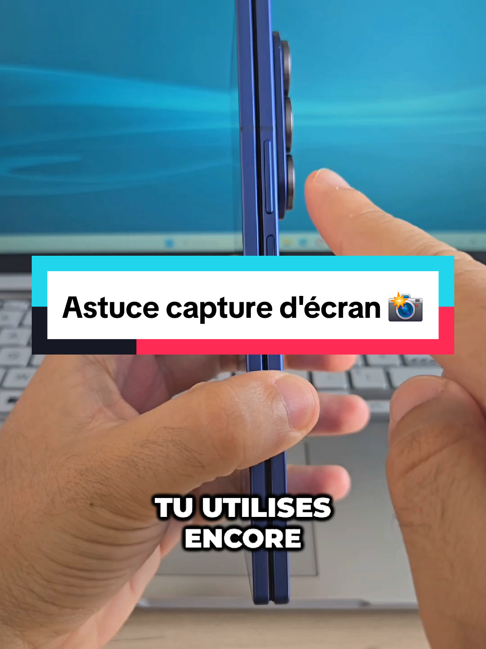 Tu utilises encore le bouton latéral pour faire une capture d'écran ? C'est une erreur ! 😎 #astuce #samsung #android #tech #astucetech 