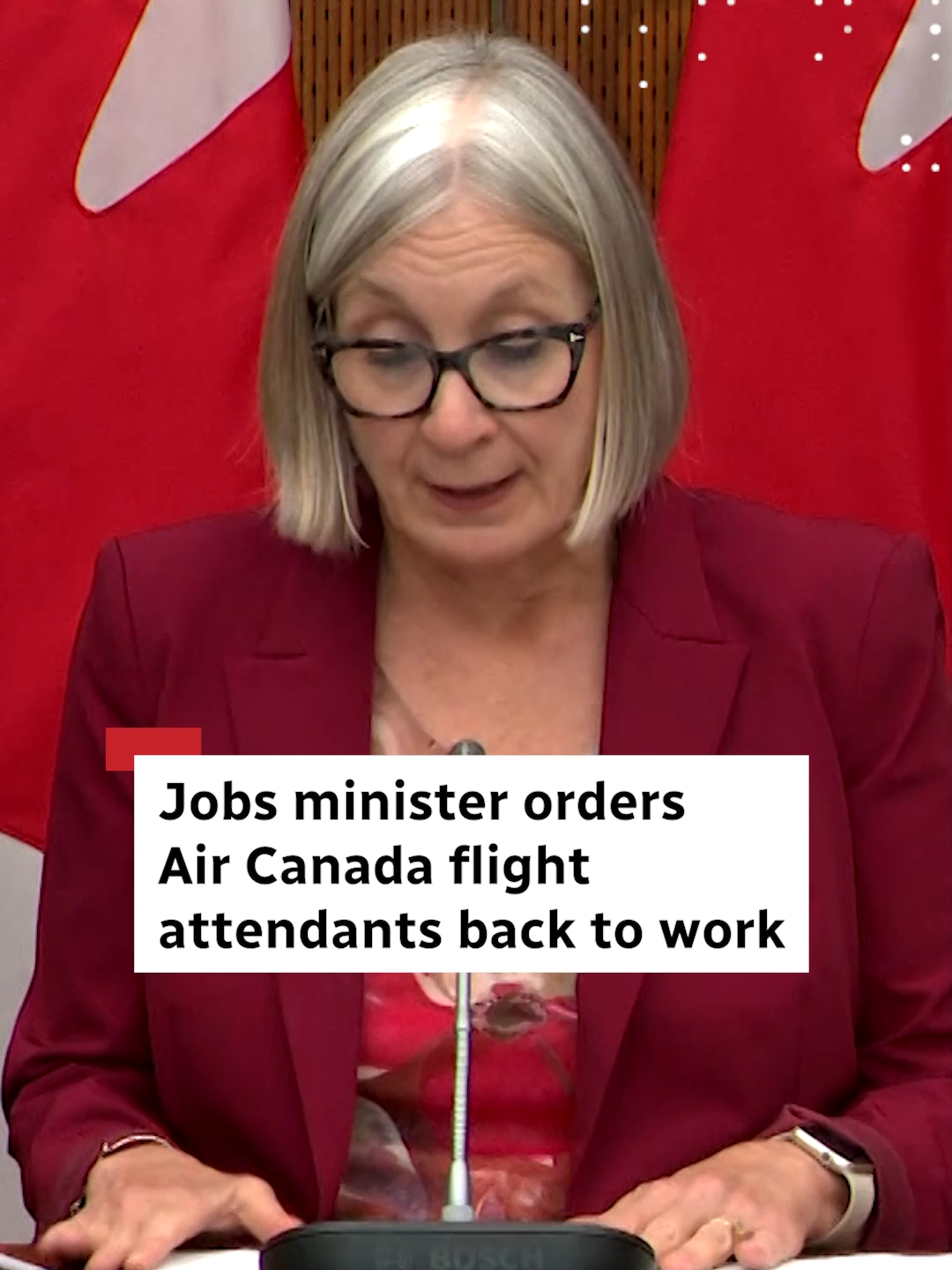 Jobs Minister Patty Hajdu is sending striking Air Canada flight attendants back to work, less than a day after they walked off the job. She also ordered the union representing workers and Air Canada to return to the negotiating table through binding arbitration.    #AirCanada #Strike #AirTravel #Flying #Labour #Moment #CBCNews