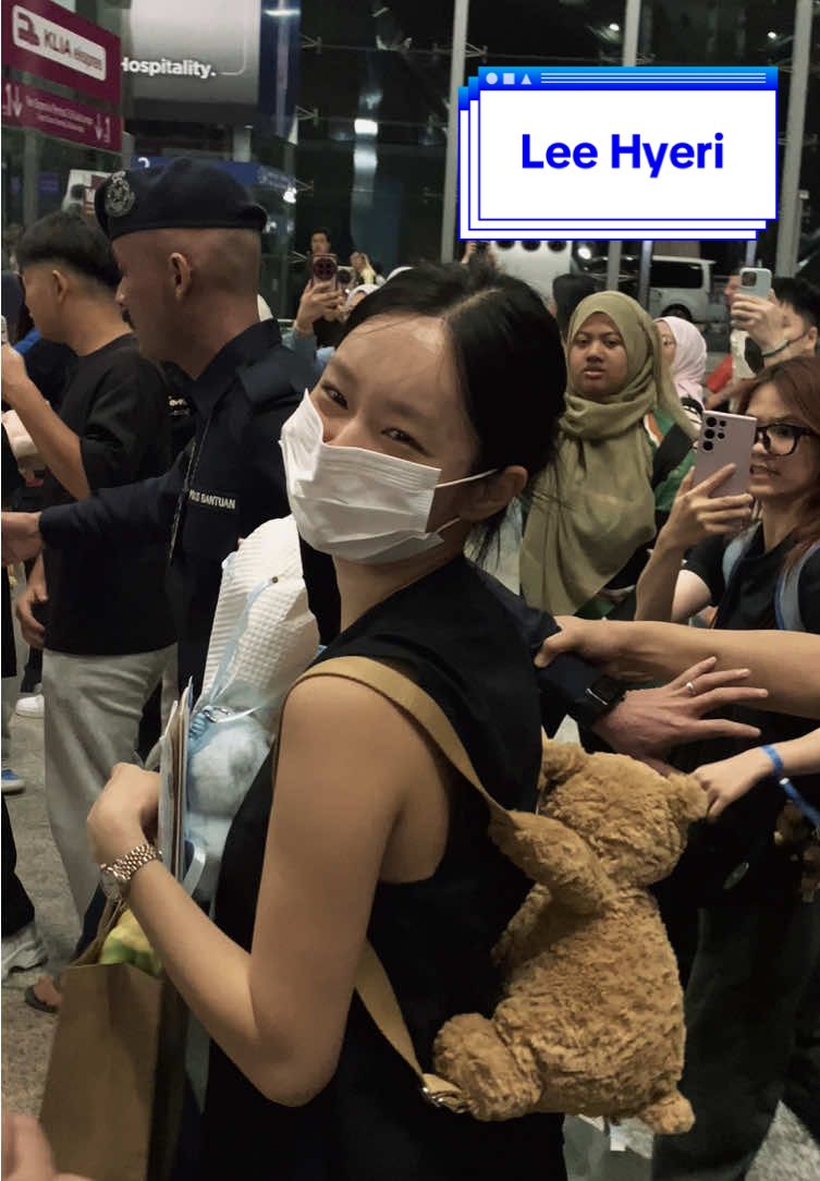 Hyeri unnie dah sampai Malaysia 🩷 #Hyeri #LeeHyeri #HyeriInKL 