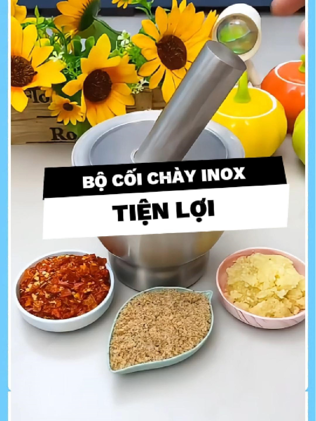 🥣 Cối Giã Inox 304 – Đa Năng, Tiện Dụng Cho Nhà Bếp #coichayinox #duyne0710 #giadungthongminh #giadungtienich #xuhuong #fyp
