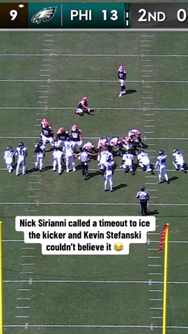 preseason mind games 😂 #nicksirianni #kevinstefanski #nfl #philadelphiaeagles #clevelandbrowns 