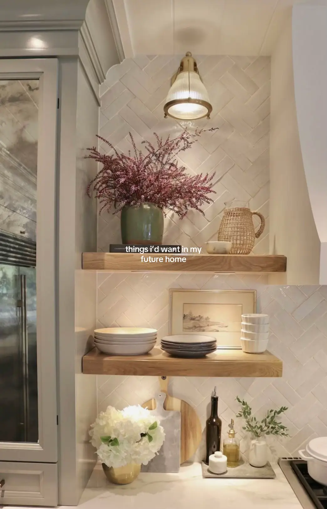 boring base shades with a pop of color | cabinet on slide 6 is from; @Sara Jacobsen Morrison |  #futurehome #interiordesign #foryouu #future #rich 