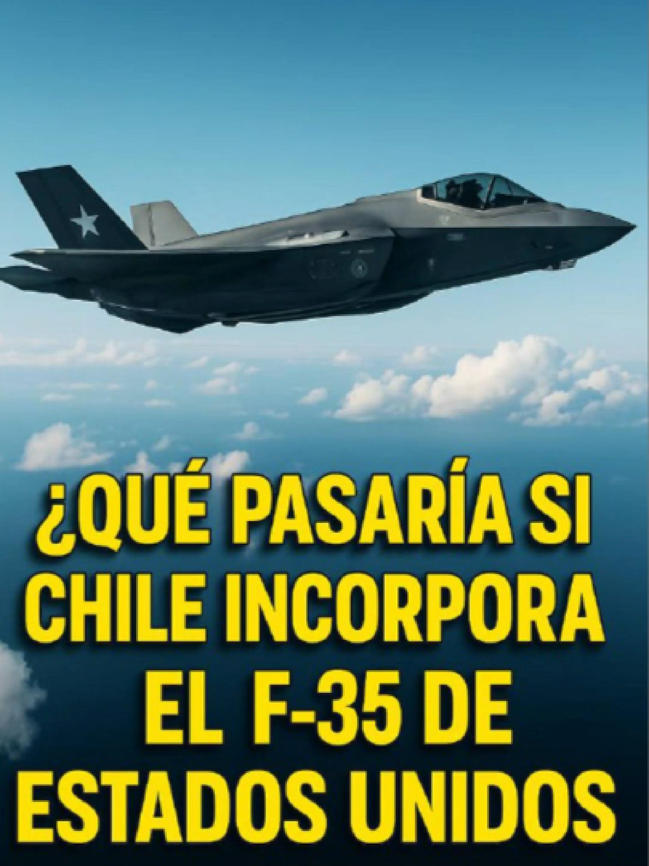Qué pasaría si Chile incorpora el F-35 de Estados Unidos #army #ejercito #avion #soldado #militar
